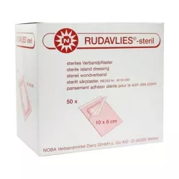 RUDAVLIES-sterilni zavojni flaster 6x10 cm, 50 kom