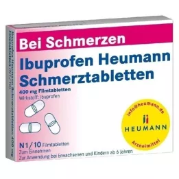 IBUPROFEN Heumann lijekovi protiv bolova 400 mg, 10 sati