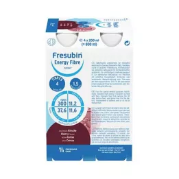 FRESUBIN ENERGY Vlakna DRINK Boca za piće od trešnje, 4X200 ml