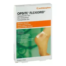 OPSITE Flexigrid transp. obloga za rane 6x7 cm sterilna, 5 kom