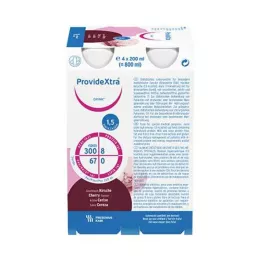 PROVIDE xtra pij boca za piće trešnje, 4x200 ml