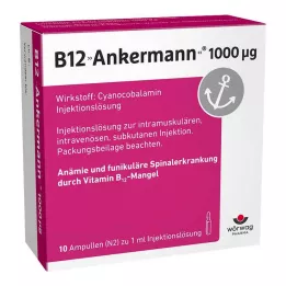 B12 ANKERMANN 1.000 mg ampule, 10X1 ml