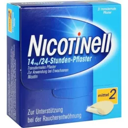 NICOTINELL 14 mg/24-satna žbuka 35 mg, 21 sati