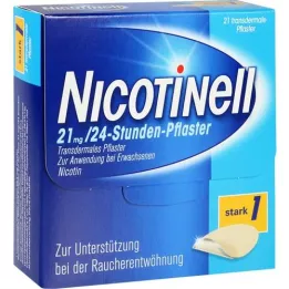 NICOTINELL 21 mg/24-satna žbuka 52,5 mg, 21 ST