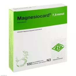 MAGNESIOCARD 7,5 mmol efektivne tablete, 100 ST