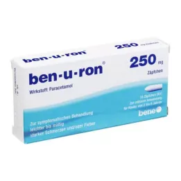 BEN-U-RON 250 mg čepići, 10 kom