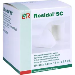 ROSIDAL SC Kompresivni zavoj meki 10 cmx2,5 m, 1 kom