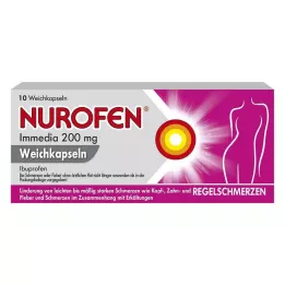 NUROFEN Immedia 200 mg kapsule meke, 10 kom