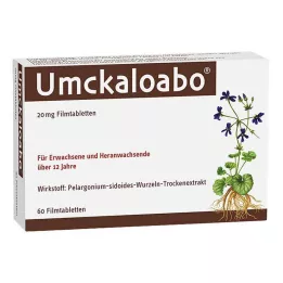 UMCKALOABO 20 mg filmom obložene tablete, 60 kom
