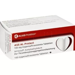 ASS AL Zaštitite 100 mg gastrointestinalnih tableta, 100 ST