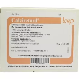 CALCIRETARD AMPOULES, 5x10 ml