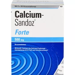 CALCIUM SANDOZ Forte efervescent tablete, 5x20 ST