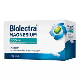 BIOLECTRA Magnezij 300 mg kapsule, 100 kom