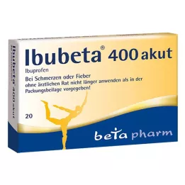 IBUBETA 400 akutnih filmom obloženih tableta, 20 kom