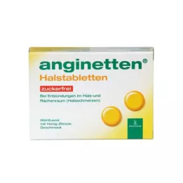 ANGINETTEN Pastile za grlo bez šećera, 24 kom