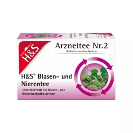 H&amp;S Filter vrećice čaja za mjehur i bubrege, 20X2,0 g