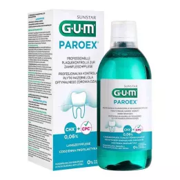 GUM Paro.ex 0,06% CHX Vodica za ispiranje usta, 500 ml