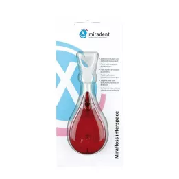 MIRADENT Držač zubne svile Mirafloss Interspace Red, 1 ST