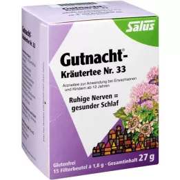 GUTNACHT Biljni čaj br.33 Salus filter vrećice, 15 kom