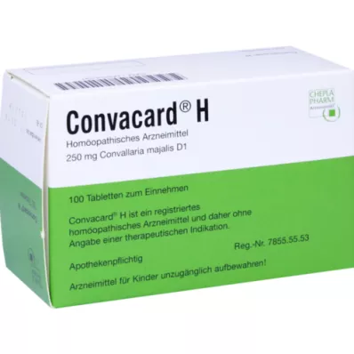 CONVACARD H tablete, 100 ST