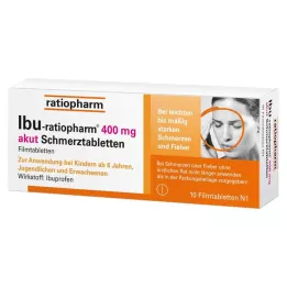 IBU-RATIOPHARM 400 mg tablete za akutnu bol, filmom obložene tablete, 10 kom