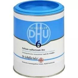 BIOCHEMIE DHU 6 kalijem sumporurum d 12 tableta, 1000 ST