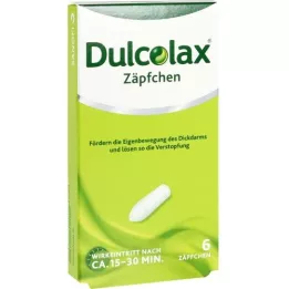 DULCOLAX Suppositories, 6 ST
