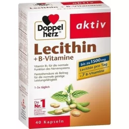 DOPPELHERZ Lecithin+B vitamini kapsule, 40 ST