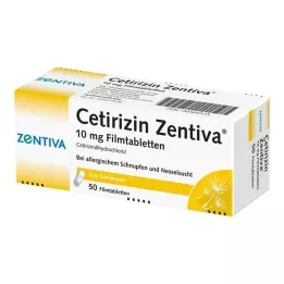CETIRIZIN Zentiva 10 mg filmom obložene tablete, 50 kom