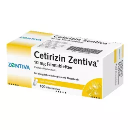 CETIRIZIN Zentiva 10 mg filmom obložene tablete, 100 kom