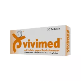 VIVIMED s kofeinom tablete protiv glavobolje, 30 kom