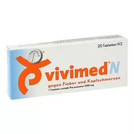 VIVIMED N tablete protiv temperature i glavobolje, 20 kom