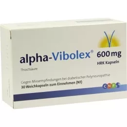 ALPHA VIBOLEX 600 mg HRK meke kapsule, 30 ST