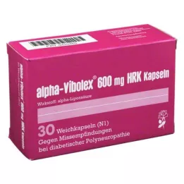 ALPHA VIBOLEX 600 mg HRK meke kapsule, 30 kom