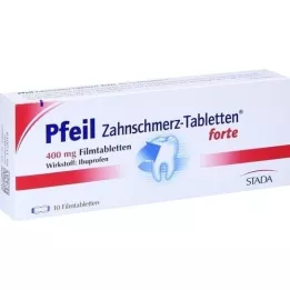 PFEIL Tablete za zubobolje Forte tablete prekrivene filmskim tabletama, 10 sati