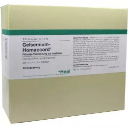 GELSEMIUM HOMACCORD Ampoule, 100 ST