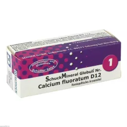 SCHUCKMINERAL Globuli 1 kalcijev fluoratum d12, 7,5 g