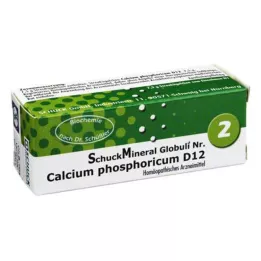 SCHUCKMINERAL Globuli 2 kalcijev fosfor d 12, 7,5 g