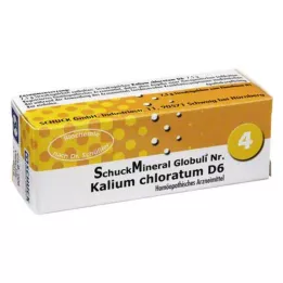 SCHUCKMINERAL Globuli 4 kalijev kloratum D6, 7,5 g