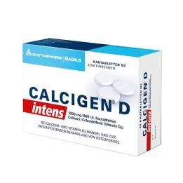 CALCIGEN D intens 1000 mg/880 I.E. tablete za žvakanje, 120 kom