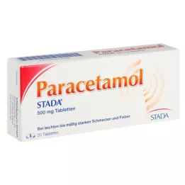 PARACETAMOL STADA 500 mg tableta, 20 sati