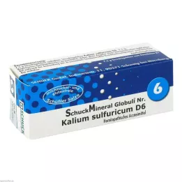 SCHUCKMINERAL Globuli 6 kalijev sumporicum d6, 7,5 g