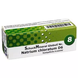SCHUCKMINERAL Globuli 8 natrijev kloratum d6, 7,5 g