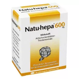 NATU HEPA 600 mg pokrivenih tableta, 50 sati