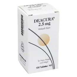 DEACURA 2,5 mg tablete, 100 sati