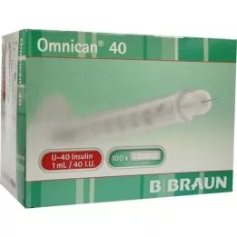 OMNICAN inzulinspr.1 ml U40 M.Kan.0.30x12 mm samce, 100x1 st