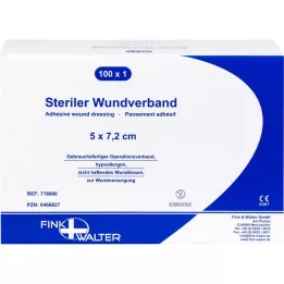 WUNDVERBAND Steril 5x7.2 cm, 100 ST