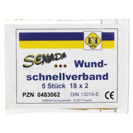 Senada brza obloga za rane 2x18 cm, 5 kom