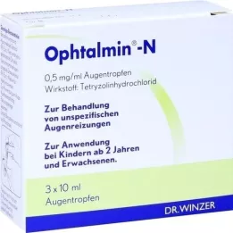 OPHTALMIN-N kapi za oči, 3x10 ml