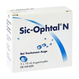 SIC OPHTAL N kapi za oči, 3X10 ml
